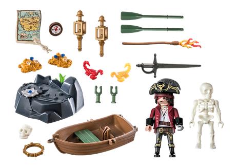 Playmobil 71254 Starter Pack Pirata con barca a remi - 2