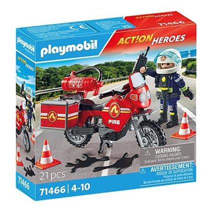 Moto dei pompieri ACTION HEROES 21 pz 71466