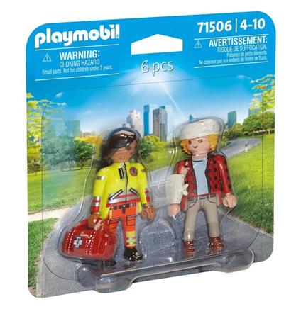 Paramedico con paziente (71506)