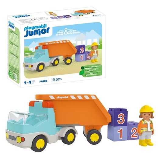 Camion Del Cantiere Playmobil Junior (71685)