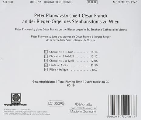 Organ Music - CD Audio di César Franck - 2