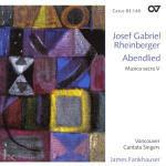 Musica sacra vol.5 - CD Audio di Joseph Gabriel Rheinberger