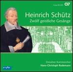 Zwolf Geistliche Gesange - CD Audio di Heinrich Schütz,Hans-Christoph Rademann,Coro da Camera di Dresda