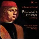 Canti festivi prussiani - CD Audio di Johannes Eccard
