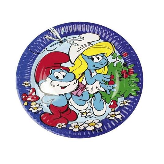 Piatti I Puffi 2. 8 pezzi