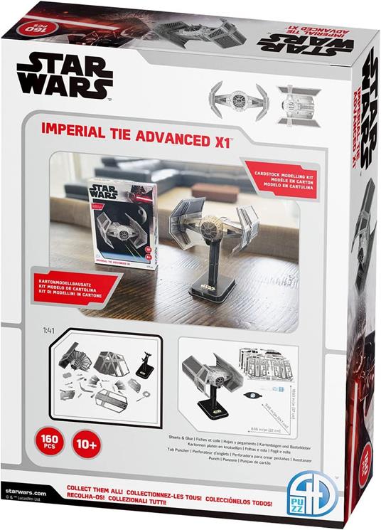 Star Wars 3D Puzzle Imperial TIE Advanced X1 Revell - 5
