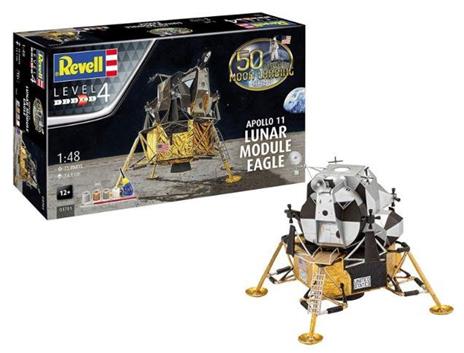 Apollo 11 Lem Lunar Module Eagle (50 Years Moon Landing) Plastic Kit 1:48 Model RV03701 - 2