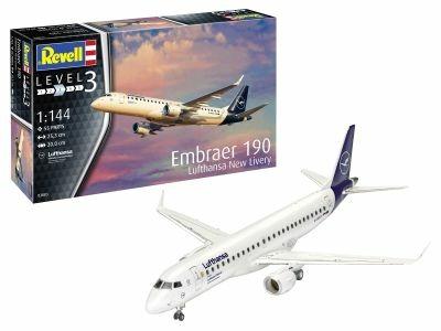 Model Set Embraer 190 Lufthansa New Livery 1:144 - 3