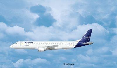 Model Set Embraer 190 Lufthansa New Livery 1:144 - 5