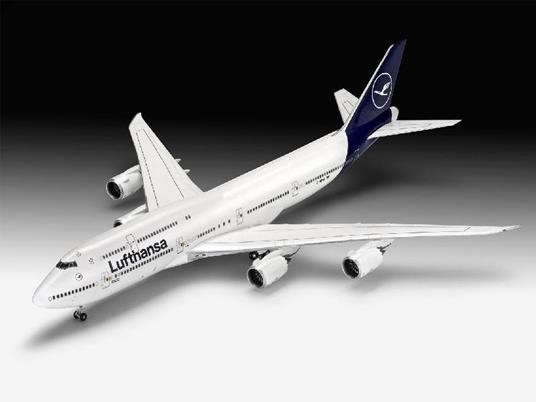 Boeing 747-8 Lufthansa New Livery Plastic Kit 1:144 Model Rv03891