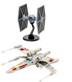 Star Wars Model Kit Regalo Set 1/57 X-wing Fighter & 1/65 Tie Fighter Revell