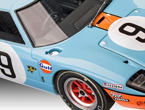 Revell- Vell 07696 Ford GT 40 Le Mans 1968 Limited Edition Model Kit 1:24 Scale 07696-Kit Modello Edizione Limitata Scala, Colore Non Laccato - 3