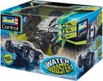 Revell 24635 RC Car Water Booster mit 2,4 GHz Fernsteuerung, für Coole Spins, fährt auch auf dem Wasser, LED-Beleuchtung, 4WD 8 ferngesteuertes Auto mit Allrad-Antrieb und Stunt-Funktionen, Silbergrau, Länge: ca. 19 cm