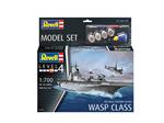 Revell: Model Set Assault Carrier Uss Wasp Class Modelbouwpakket Met Basisaccessoires (65178)