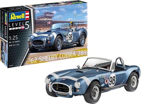 Revell ''62 Shelby Cobra 289 Set di modelli di auto Kit di montaggio 1:25 - 4