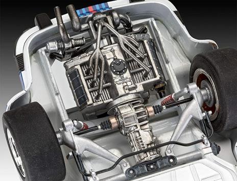 Revell- Model Set Porsche 934 RSR Martin Kit di Modelli in plastica con Adesivo, Colori primari e Pennello, Multicolore, 1/100, 67685 - 6