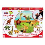 Theo Klein: 85 - Magnetico Puzzle 4 Dinos: Triceratops, Stegosaurus, T-Rex & Brachiosaurus
