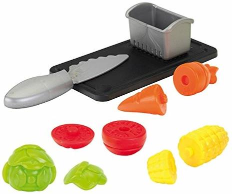 Accessorio Complementare Per Cucina. Set Verdura Con Tagliere E Cesto Per Scolare