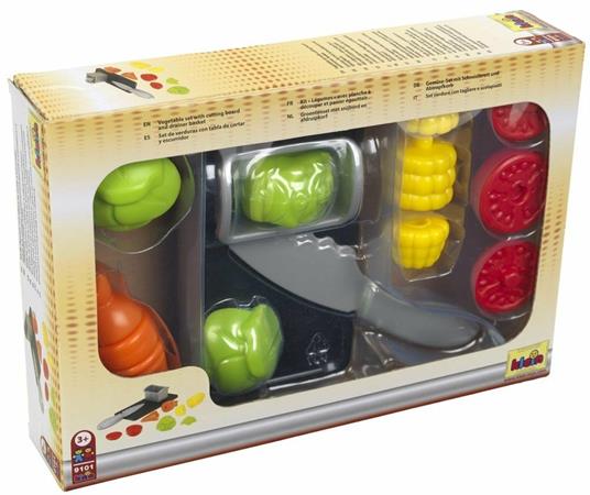 Accessorio Complementare Per Cucina. Set Verdura Con Tagliere E Cesto Per Scolare - 3