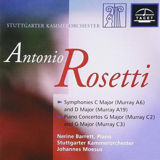 Sinfonie - Concerti per pianoforte - CD Audio di Antonio Rosetti