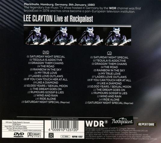 Live at Rockpalast - CD Audio + DVD di Lee Clayton - 2