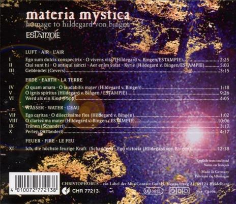 Materia Mystica - CD Audio di Estampie - 2
