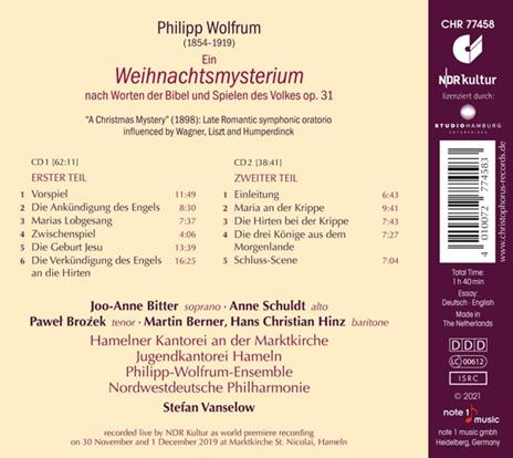 Ein Weihnachtsmysterium - CD Audio di Hamelner Kantorei - 2