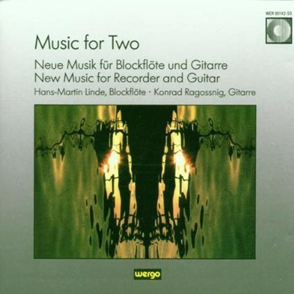 Music for Two - CD Audio di Hans-Martin Linde