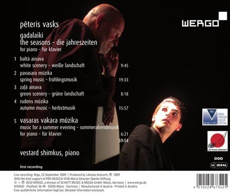 Le stagioni - CD Audio di Peteris Vasks - 3