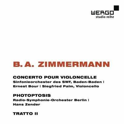 Concerto Pour Violoncelle - CD Audio di Bernd Alois Zimmermann