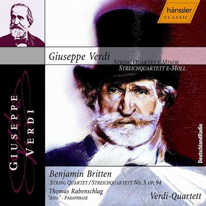 String Quartets - CD Audio di Benjamin Britten,Giuseppe Verdi