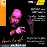 Sinfonie n.3, n.4 - CD Audio di Ludwig van Beethoven,Roger Norrington,Radio Symphony Orchestra Stoccarda