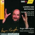 Sinfonie n.7, n.8 - CD Audio di Ludwig van Beethoven,Roger Norrington,Radio Symphony Orchestra Stoccarda