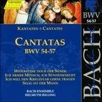 Cantate BWV54, BWV55, BWV56, BWV57 - CD Audio di Johann Sebastian Bach,Bach Ensemble,Helmuth Rilling