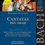 Cantate BWV106, BWV107, BWV108 - CD Audio di Johann Sebastian Bach,Bach Ensemble,Helmuth Rilling