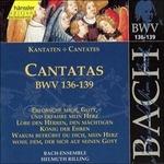 Cantate BWV136, BWV137, BWV138, BWV139 - CD Audio di Johann Sebastian Bach,Bach Ensemble,Helmuth Rilling