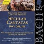 Cantate BWV208, BWV209 - CD Audio di Johann Sebastian Bach,Helmuth Rilling,Bach-Collegium Stoccarda