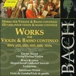 Sonatas for Violin & Bass - CD Audio di Johann Sebastian Bach
