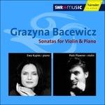 Opere per Violino e Pianoforte - CD Audio di Grazyna Bacewicz