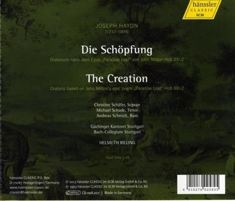 La Creazione - CD Audio di Franz Joseph Haydn,Helmuth Rilling - 2