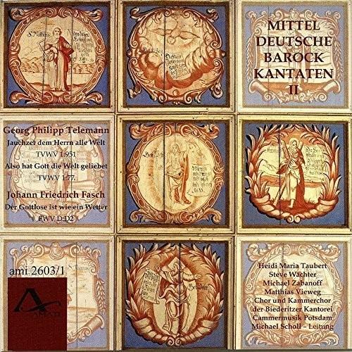 German Baroque Cantatas - CD Audio di Johann Friedrich Fasch
