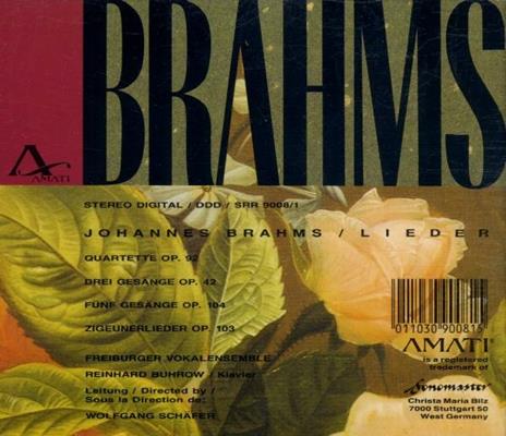 Lieder - CD Audio di Johannes Brahms - 2