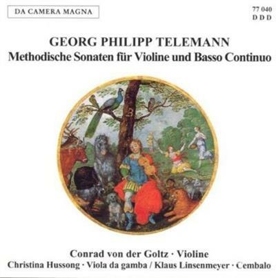 Methodische Sonaten fur V - CD Audio di Georg Philipp Telemann