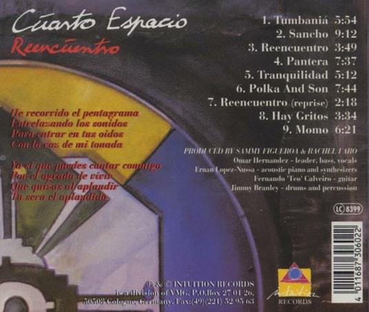 Reencuentro - CD Audio di Cuarto Espacio - 2