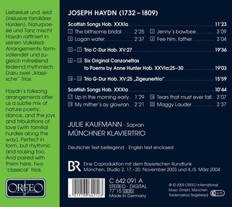 Scottish Songs - CD Audio di Franz Joseph Haydn - 2