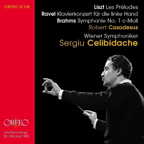 Preludi / Concerto per pianoforte / Sinfonia n.1 op.68 - CD Audio di Johannes Brahms,Franz Liszt,Maurice Ravel,Wiener Symphoniker,Robert Casadesus