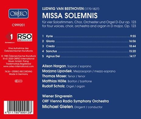 Missa Solemnis - CD Audio di Ludwig van Beethoven - 2
