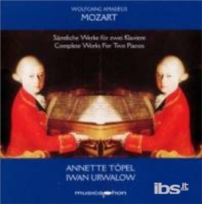 Samtliche Werke fur Zwei - CD Audio di Wolfgang Amadeus Mozart