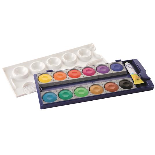 Acquerelli Pelikan Premium K12. confezione 12 colori + Tavolozza - 2