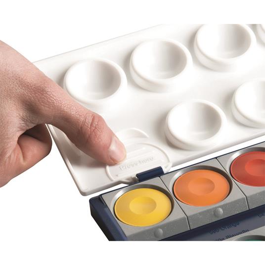 Acquerelli Pelikan Premium K12. confezione 12 colori + Tavolozza - 4